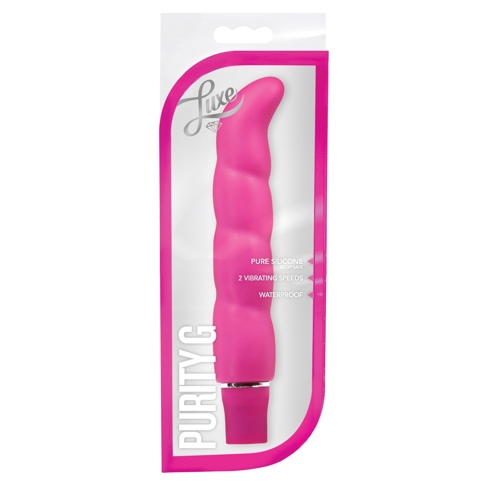 Blush Luxe Purity G Silicone Vibrator for Elegant Pleasure