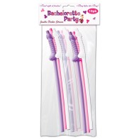 Bachelorette Party Pecker Sipping Straws - 10 Pack