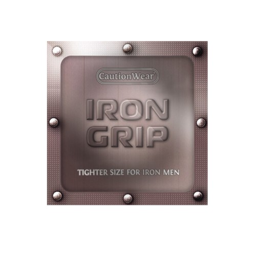 Caution Wear Iron Grip Snug Fit Condoms 3 Pack