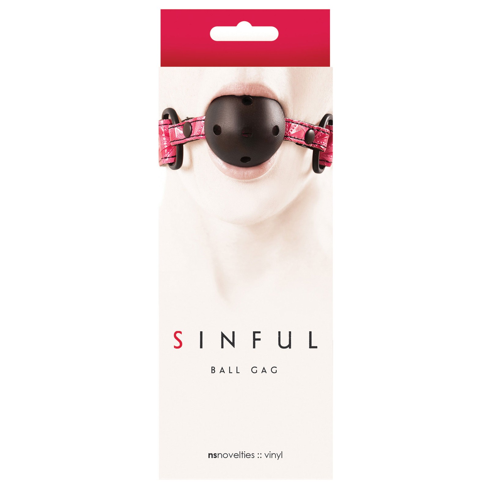 Gag de Bola Sinful - Rosa