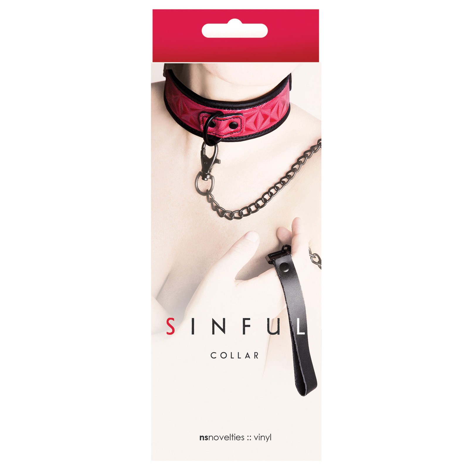 Adjustable Sinful Pink Collar for Play