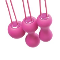 Je Joue Ami Progressive Pelvic Weights in Fuchsia - Strengthen Muscles