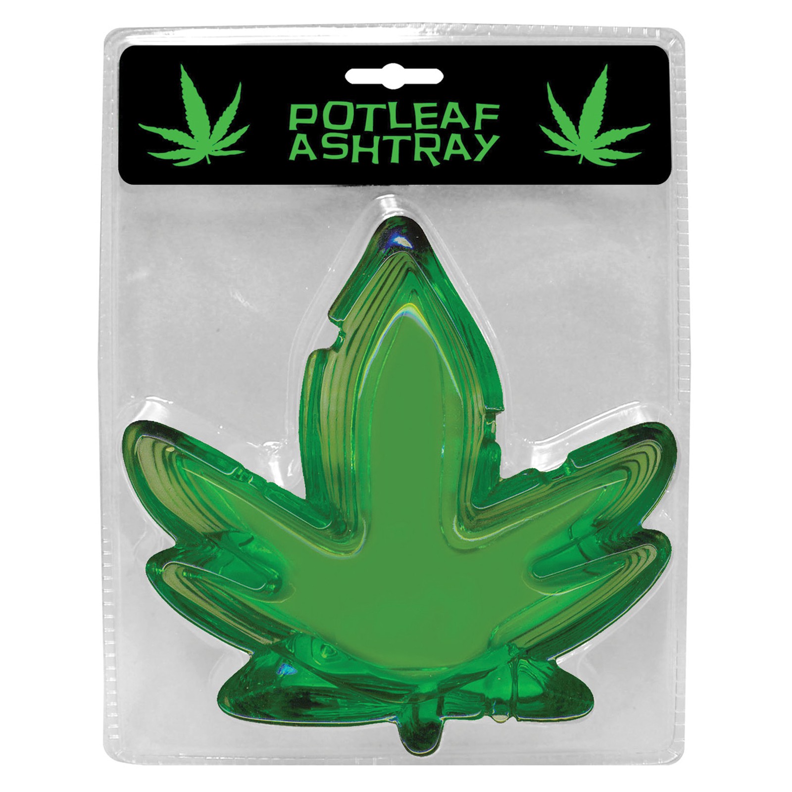 Potleaf Ashtray Green for Stylish Smokers