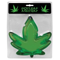 Potleaf Ashtray Green for Stylish Smokers