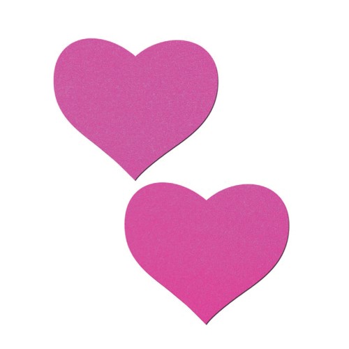 Neon Pink Heart Pastease Nipple Pasties