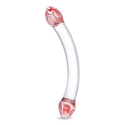 Glas Red Head Double Glass Dildo