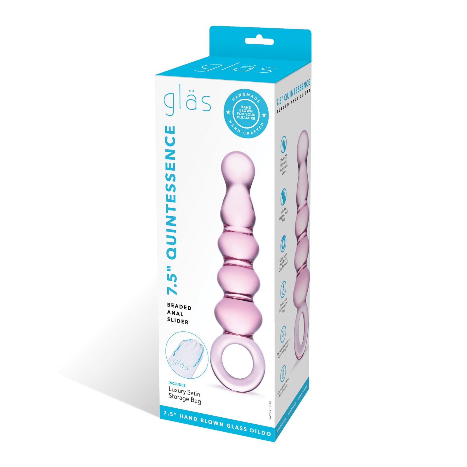 Glas Beaded Anal Slider for Exceptional Stimulation