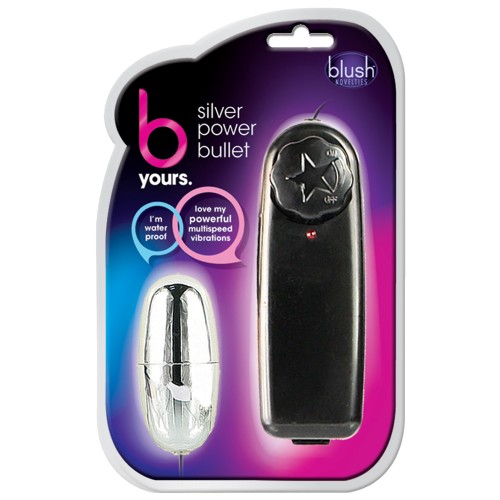 Blush B Yours Silver Power Bullet - Juguete Esencial