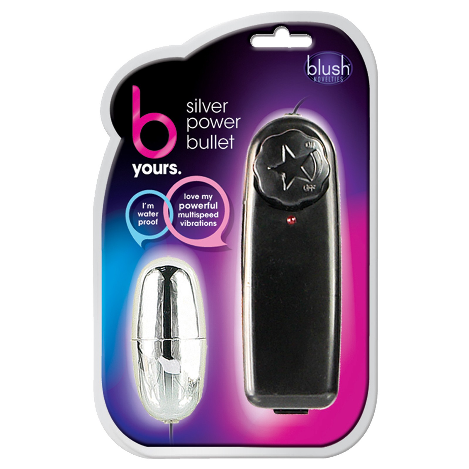 Blush B Yours Silver Power Bullet - Juguete Esencial