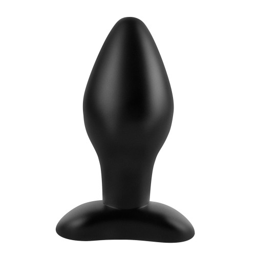 Plug Grande de Silicona de la Colección Fantasía Anal - Negro