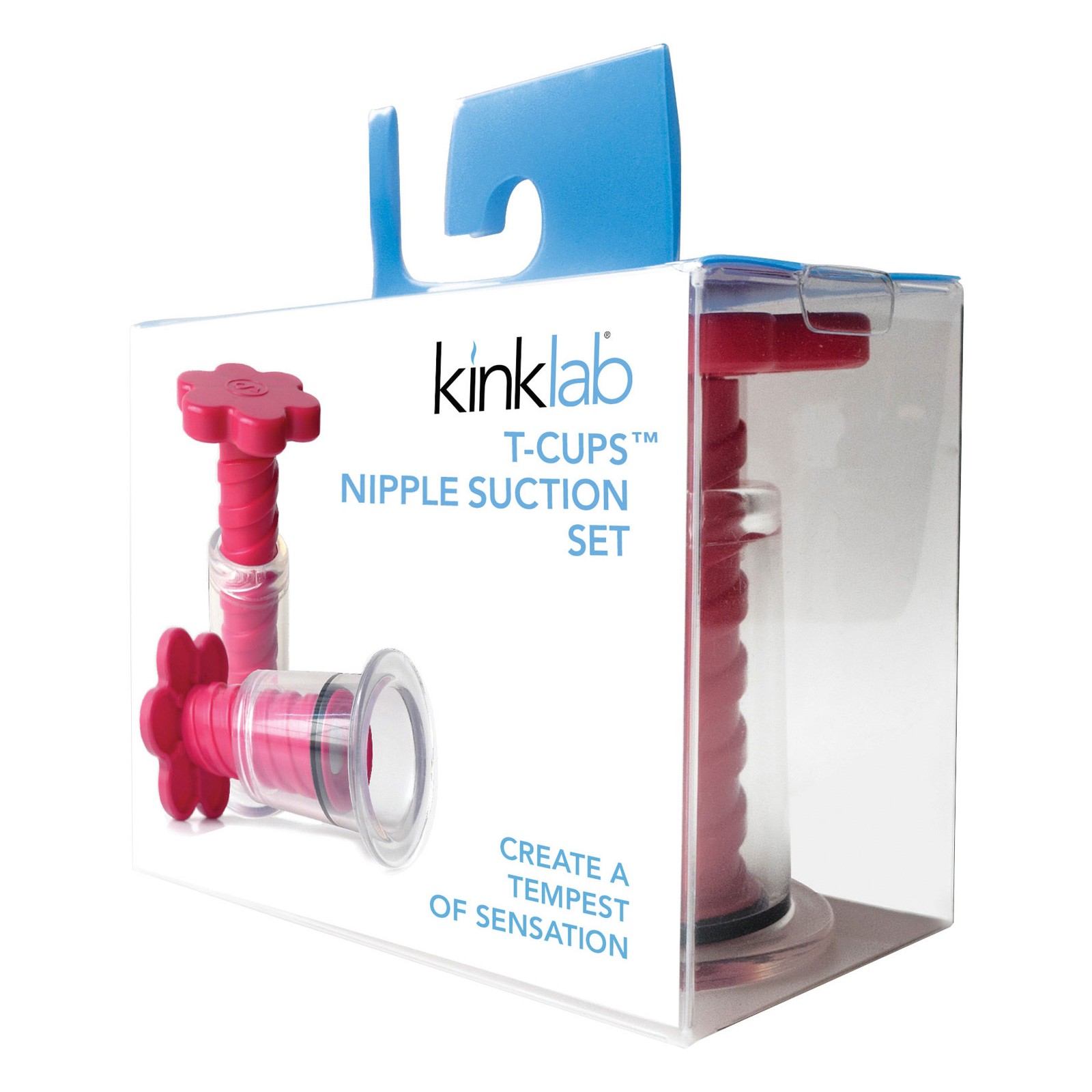 KinkLab T-Cup Nipple Suction Set for Intense Sensations