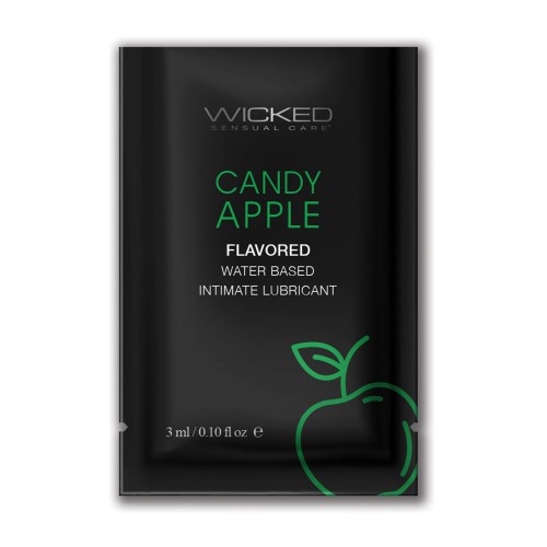 Wicked Aqua Candy Apple Lubricant 0.1 oz