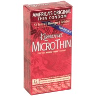 Condones Kimono Micro Thin - Caja de 12