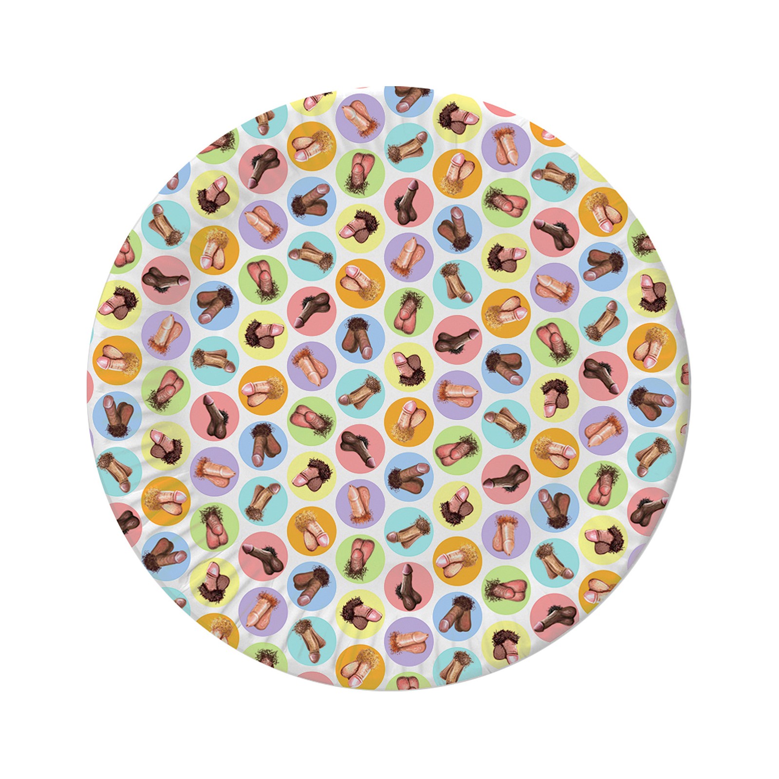 Mini-Penis Plates - Pack of 8 for Parties