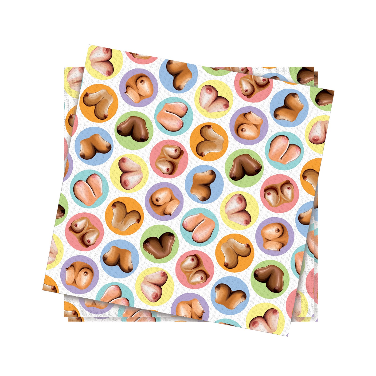 Mini-Boob Napkins Fun Party Pack of 8