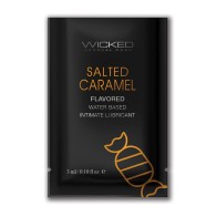 Lubricante Wicked Sensual Care a Base de Agua Caramelo Salado