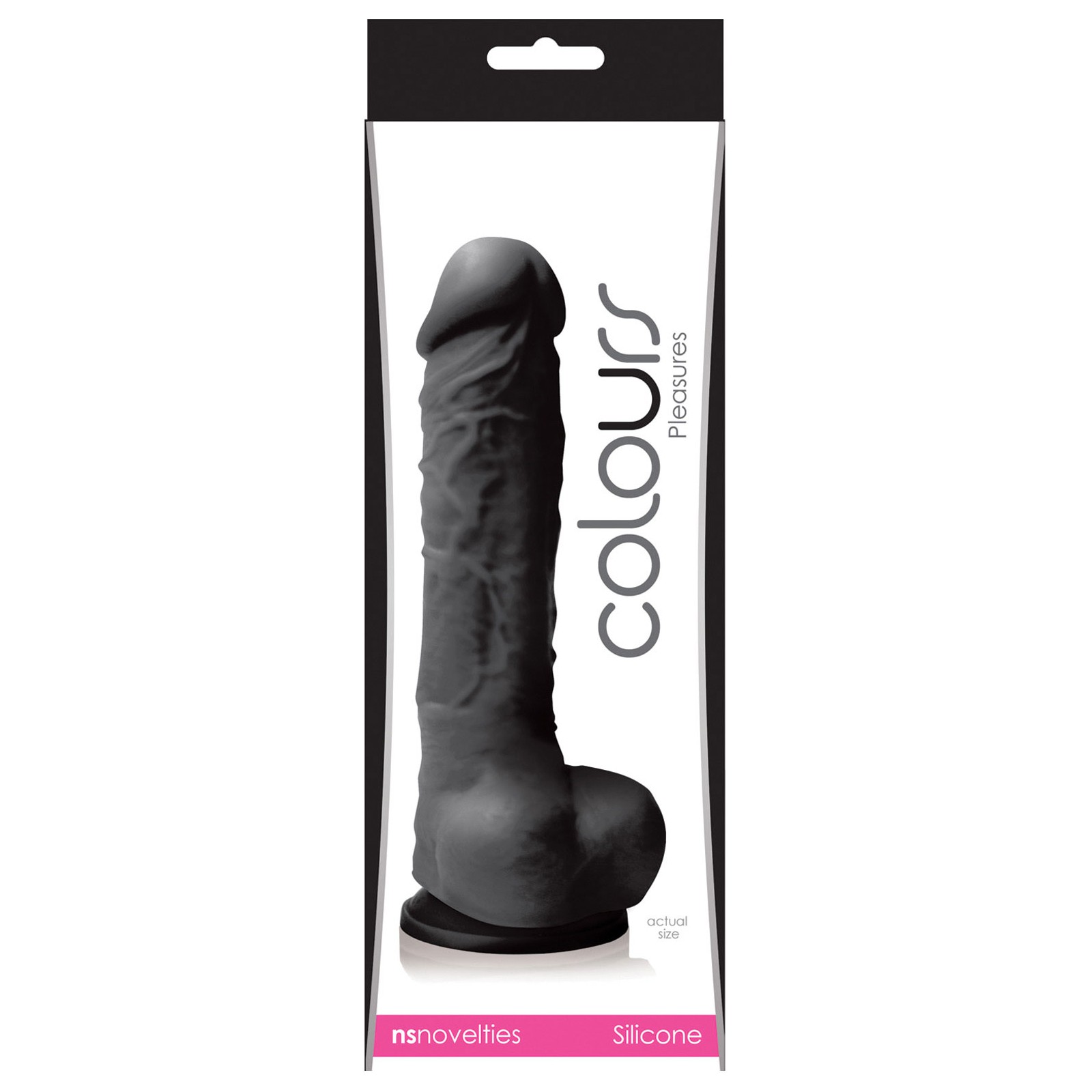 Dildo Negro de 5 Pulgadas con Ventosa