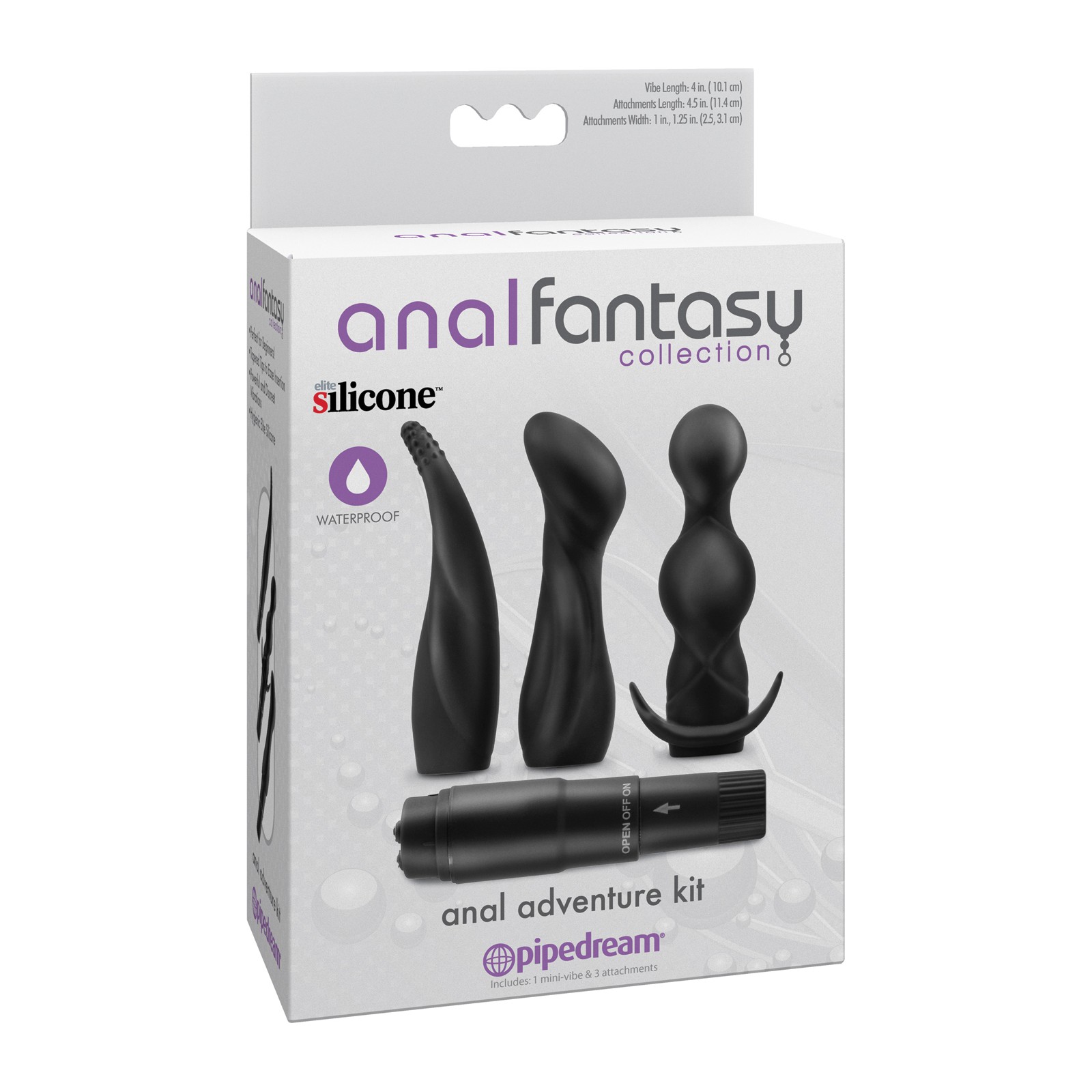 Kit de Aventura Anal Colección Anal Fantasy Negro