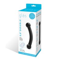 Dildo de Vidrio Negro Double Bull de Glas