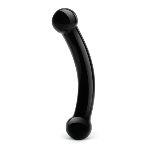 Glas Double Bull Black Glass Dildo