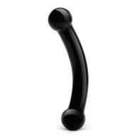 Dildo de Vidrio Negro Double Bull de Glas