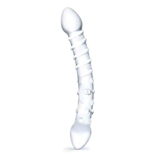 Dildo de Cristal Double Trouble - Doble Placer