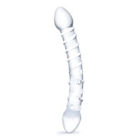 Dildo de Cristal Double Trouble - Doble Placer