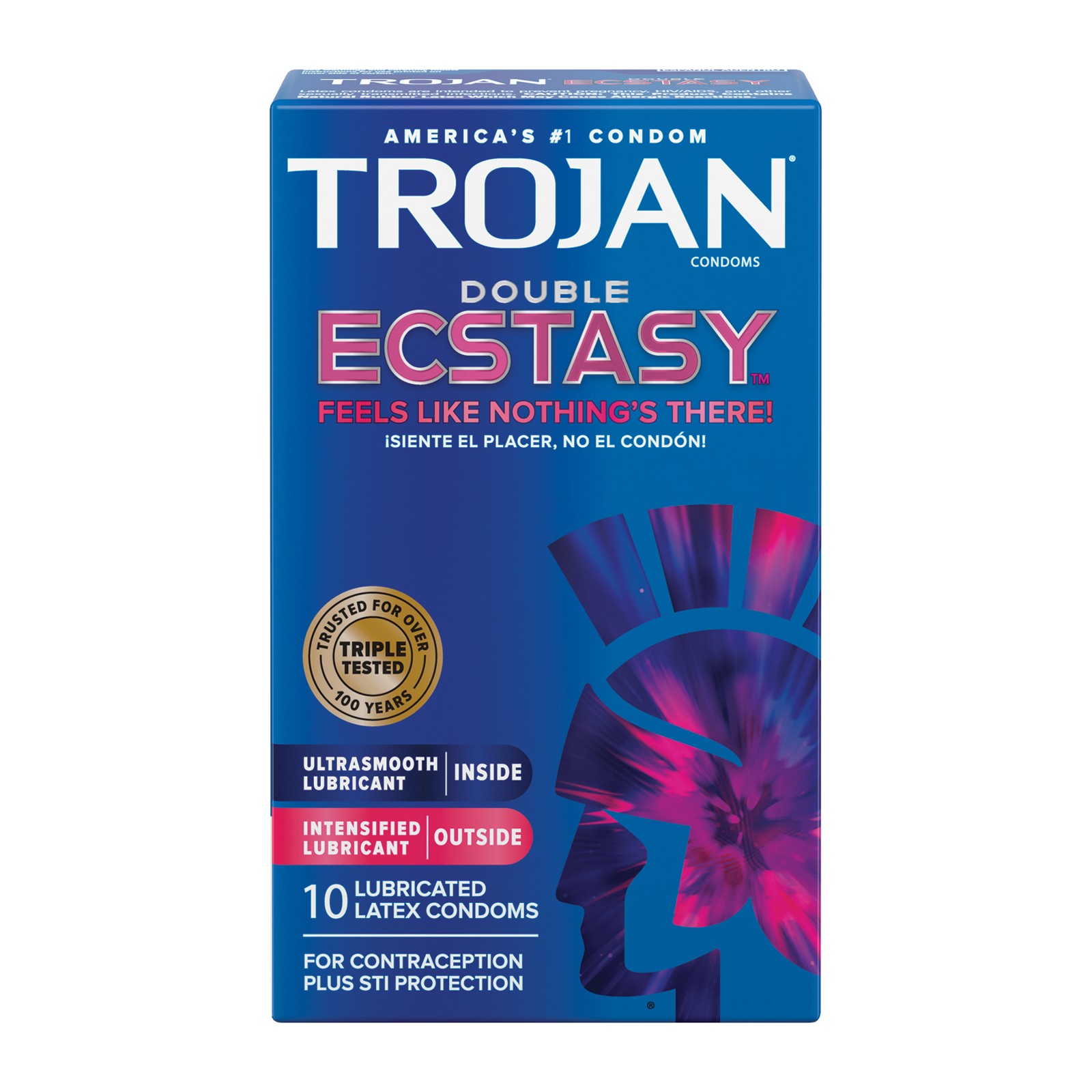 Condones Trojan Double Ecstasy para Mayor Placer