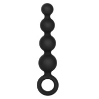 Luxury Silicone Booty Beads Black - Pleasure Product