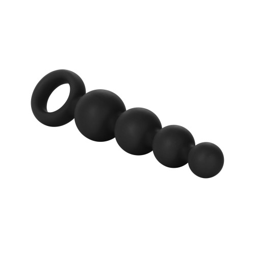 Luxury Silicone Booty Beads Black - Pleasure Product