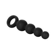 Luxury Silicone Booty Beads Black - Pleasure Product