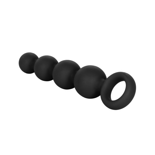 Luxury Silicone Booty Beads Black - Pleasure Product