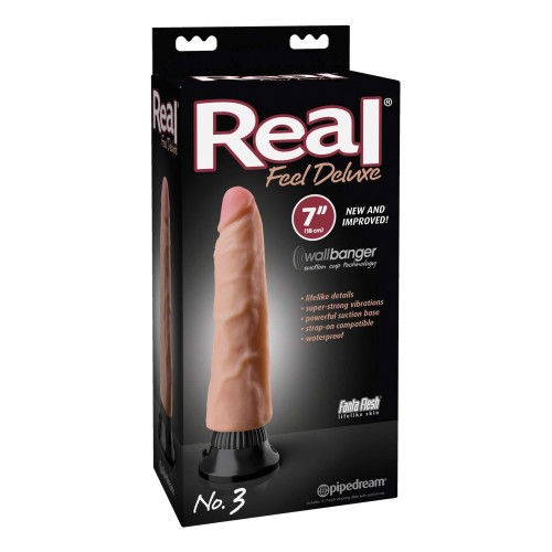 Vibrador Real Feel Deluxe de 7 Pulgadas Impermeable Flesh