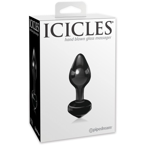 Icicles No. 44 Hand Blown Glass Butt Plug - Safe and Luxurious