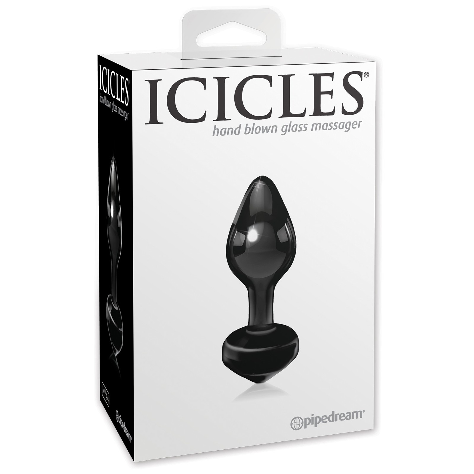 Icicles No. 44 Hand Blown Glass Butt Plug - Safe and Luxurious