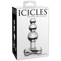 Icicles No. 47 Hand Blown Glass Butt Plug Clear