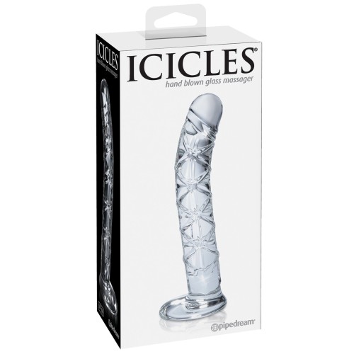 Dong Icicles No. 60 de Vidrio Soplado a Mano para el Punto G