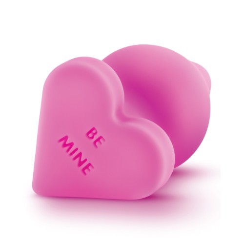 Blush Play With Me Plug de Corazón de Caramelo Be Mine Rosa