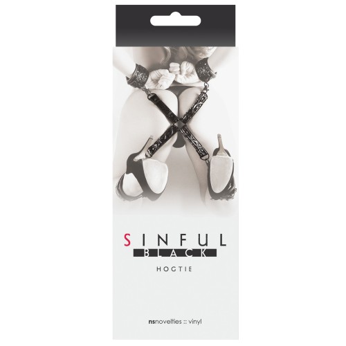 Restricción Hogtie Sinful Negro