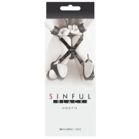 Restricción Hogtie Sinful Negro