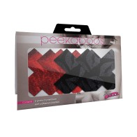 Pasties Premium Stolen Kisses - Rojo y Negro