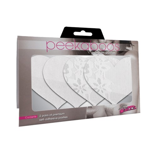 Corazones Luminiscentes Blancos Pack de 2