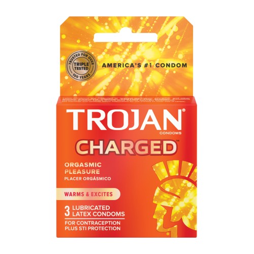 Condones Trojan Intensified Charged