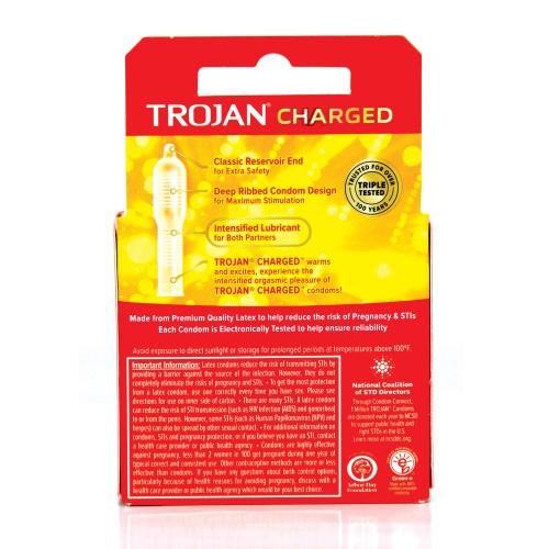 Trojan Intensified Charged Condoms