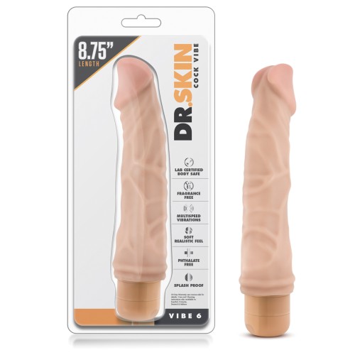 Dildo Blush Dr. Skin Vibe 9" para Placer Intenso