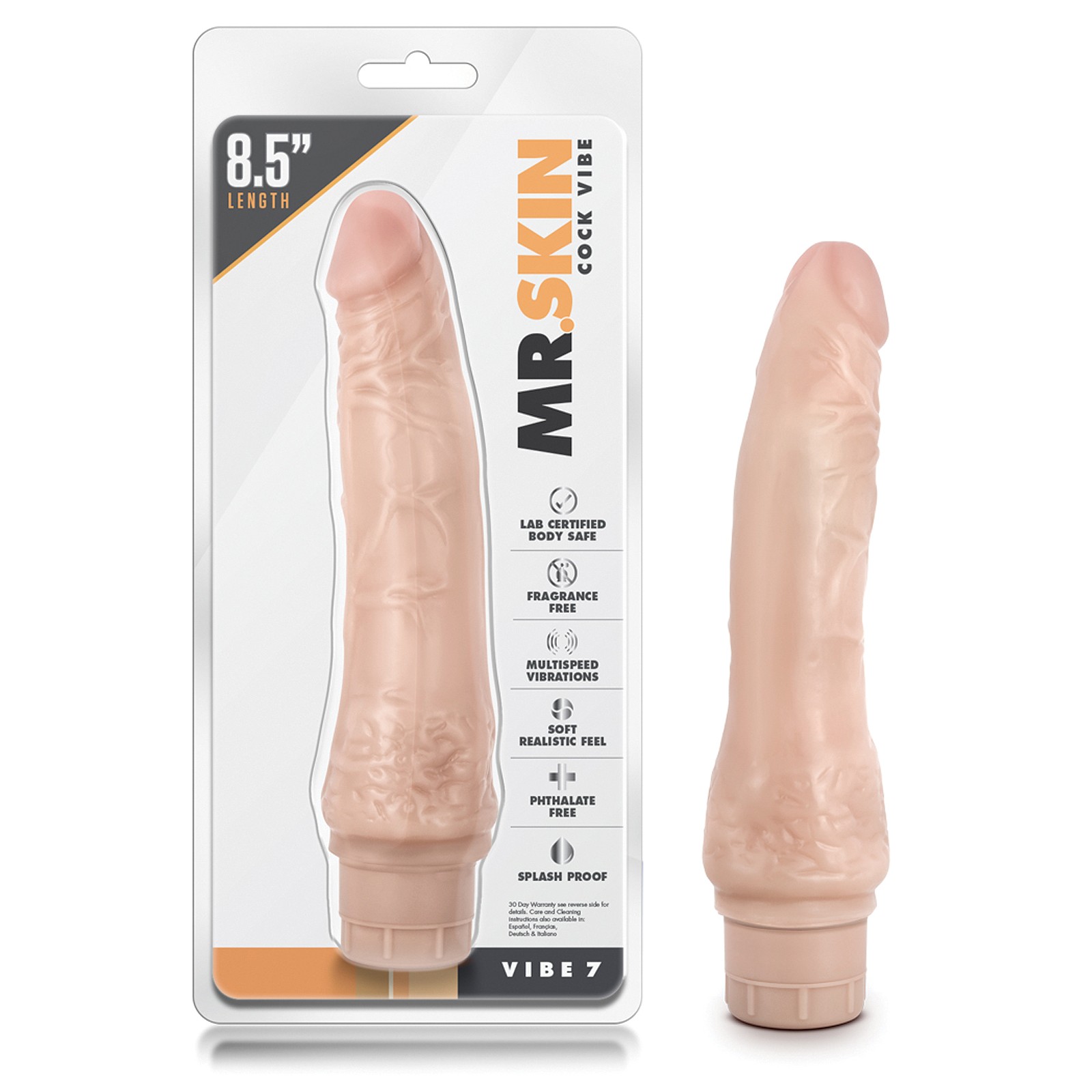 Dildo Vibrador Blush Dr. Skin Vibe 8.5" #7 - Beige