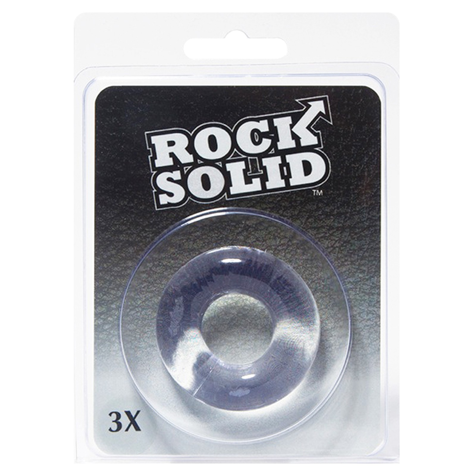 Anillo Donut Claro Rock Solid de 3" para Erecciones Más Duraderas