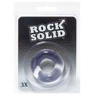 Anillo Donut Claro Rock Solid de 3" para Erecciones Más Duraderas