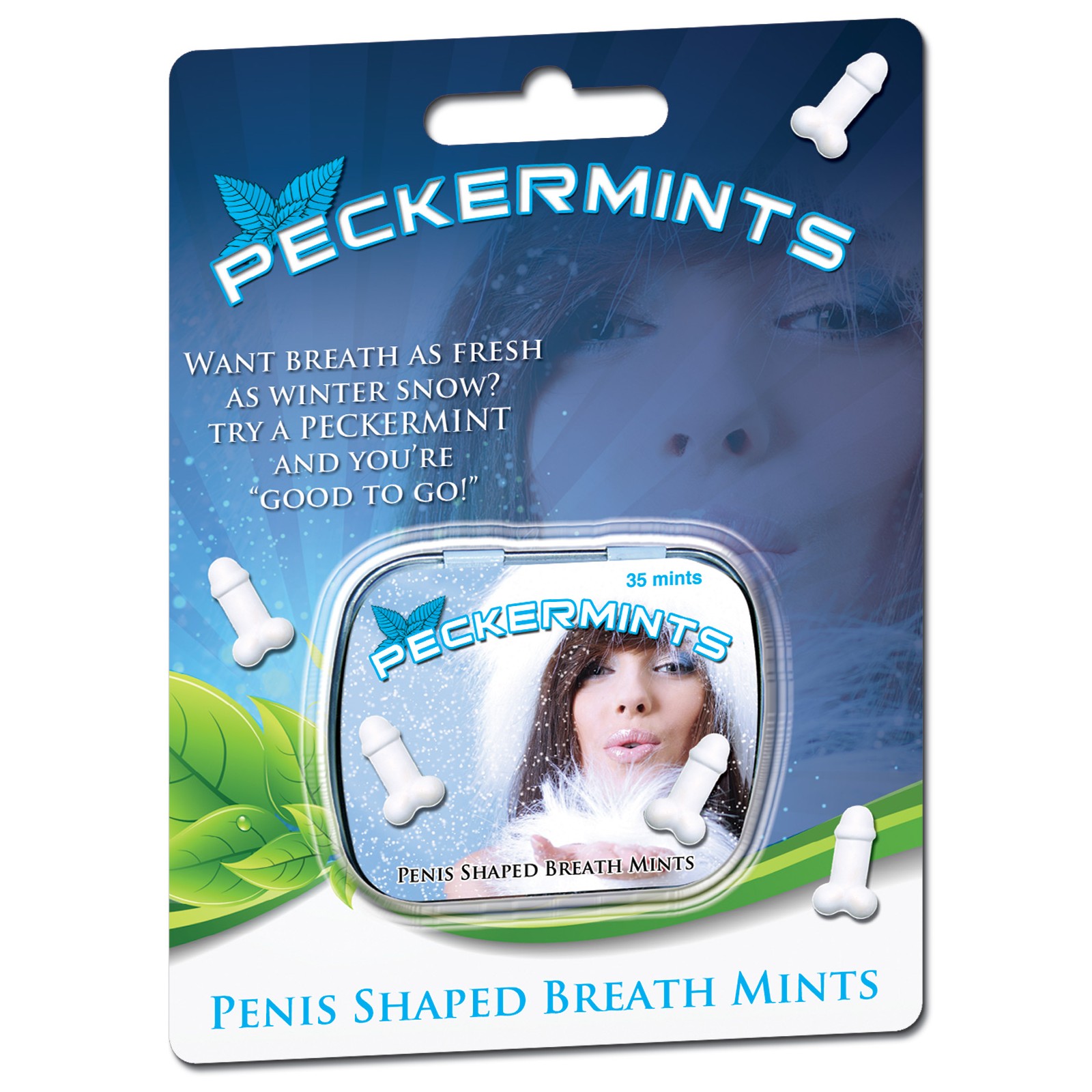 Peckermints Mentitas en Forma de Pene