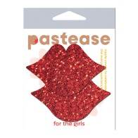 Pastease Premium Glitter Lips Rojo OS - Accesorio Divertido